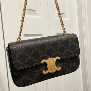 Celine Triomphe Canvas Shoulder Bag